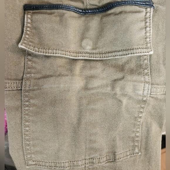 Zara green skinny cargo Khakis - Picture 8 of 12